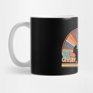 Crosby, Stills & Nash Flowers Name Personalized Gifts Retro Style Mug